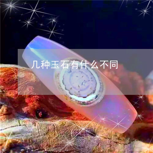 几种玉石有什么不同/2023033014037