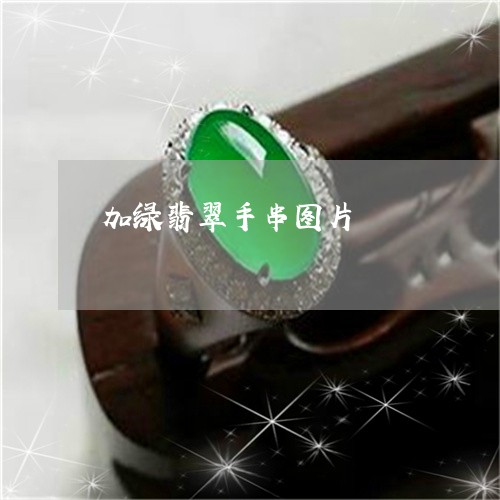 加绿翡翠手串图片/2023120518592