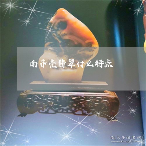 南齐亮翡翠什么特点/2023121725937