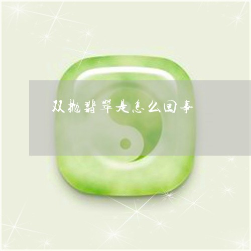 双抛翡翠是怎么回事/2023083081281