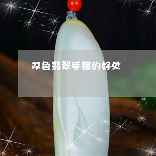 双色翡翠手镯的好处/2023032949492