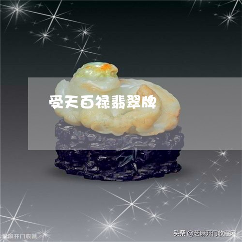 受天百禄翡翠牌/2023042705371