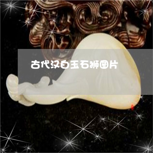 古代汉白玉石狮图片/2023121673709