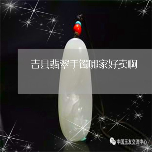 吉县翡翠手镯哪家好卖啊/2023052551813