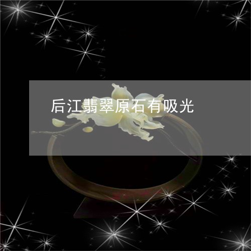 后江翡翠原石有吸光/2023120624025