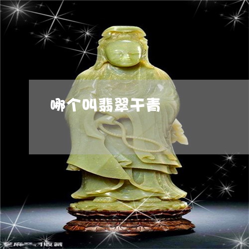 哪个叫翡翠干青/2023062412738