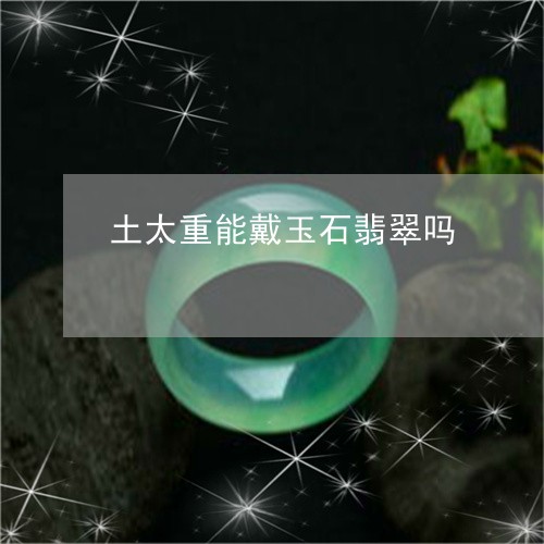 土太重能戴玉石翡翠吗/2023100755150