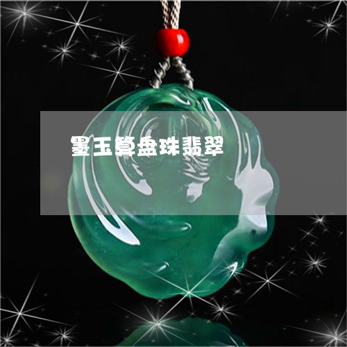 墨玉算盘珠翡翠/2023062467059