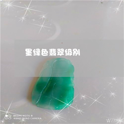 墨绿色翡翠级别/2023052089483