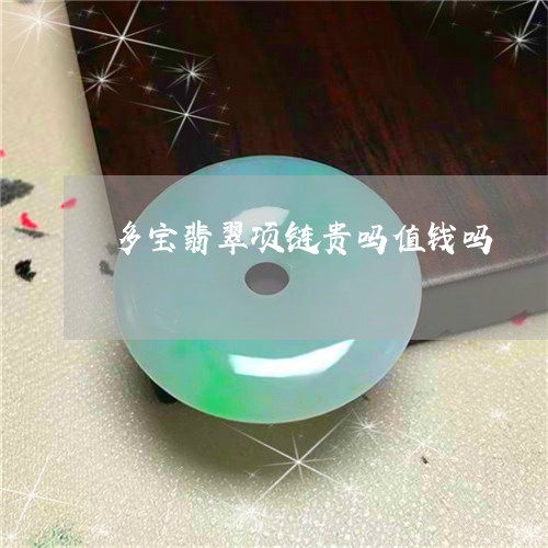 多宝翡翠项链贵吗值钱吗/2023052624736