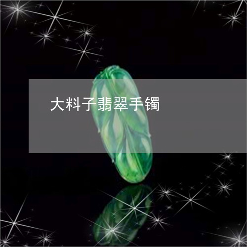 大料子翡翠手镯/2023062515935