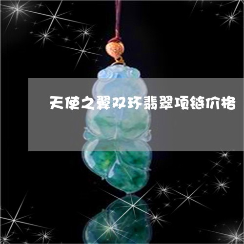 天使之翼双环翡翠项链价格/2023092454028