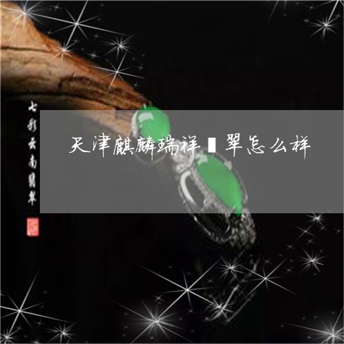 天津麒麟瑞祥翡翠怎么样/2023110874048