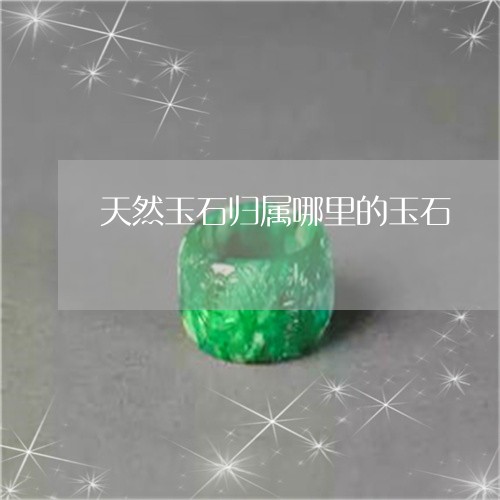 天然玉石归属哪里的玉石/2023110821694