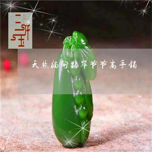 天然缅甸翡翠节节高手镯/2023041775172