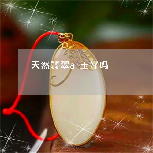 天然翡翠a玉好吗/2023092412503