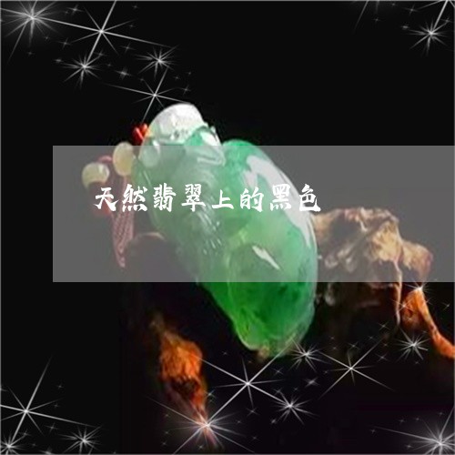 天然翡翠上的黑色/2023122273836