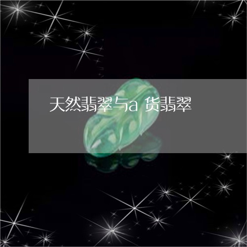 天然翡翠与a货翡翠/2023032255067