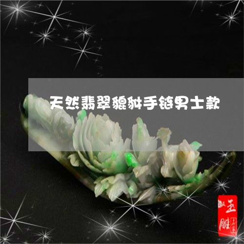 天然翡翠貔貅手链男士款/2023110711582