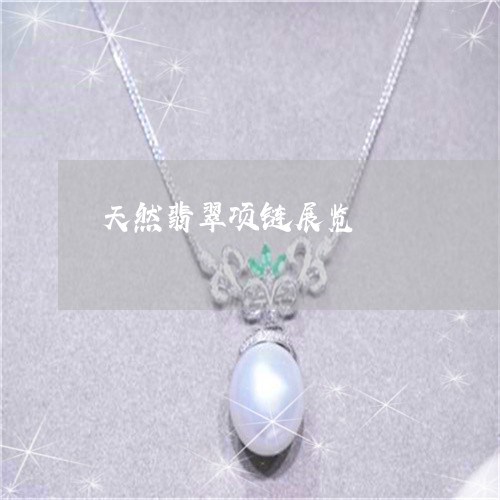 天然翡翠项链展览/2023092465048