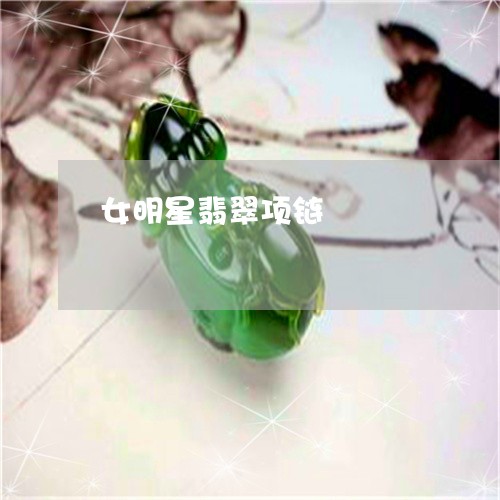 女明星翡翠项链/2023062487592