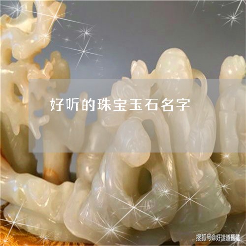 好听的珠宝玉石名字/2023082773826