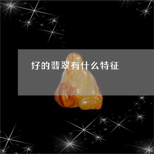 好的翡翠有什么特征/2023082753936