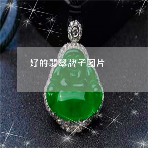 好的翡翠牌子图片/2023062167280