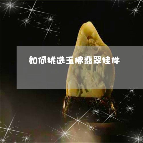 如何挑选玉佛翡翠挂件/2023081888281