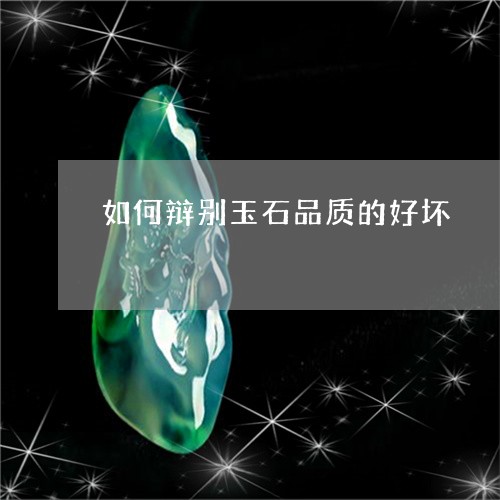 如何辩别玉石品质的好坏/2023110665048