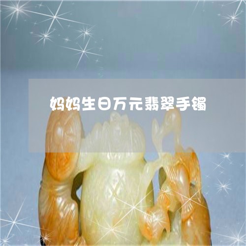 妈妈生日万元翡翠手镯/2023081804959