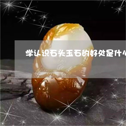 学认识石头玉石的好处是什么/2023112434825