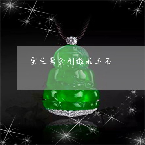 宝兰莺金刚微晶玉石/2023121636059