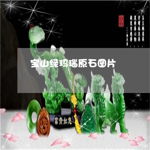 宝山绿玛瑙原石图片/2023121624736