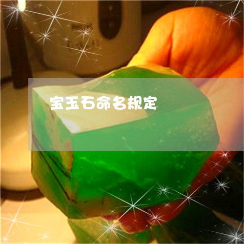 宝玉石命名规定/2023062360536