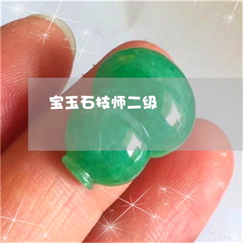 宝玉石技师二级/2023062384815