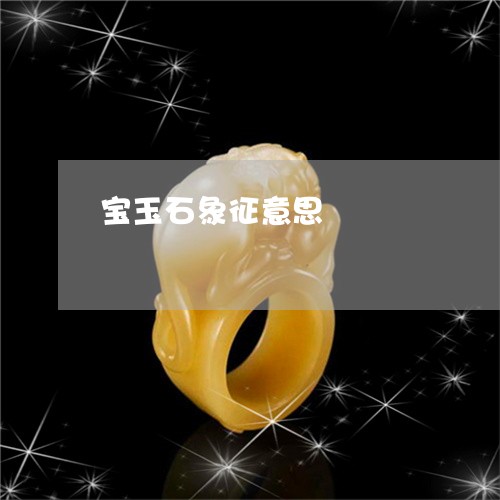 宝玉石象征意思/2023062301505