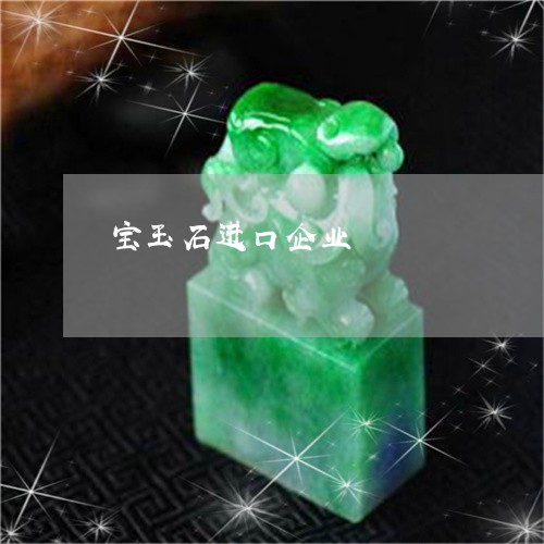 宝玉石进口企业/2023082527148