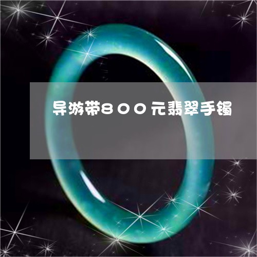 导游带800元翡翠手镯/2023091482725