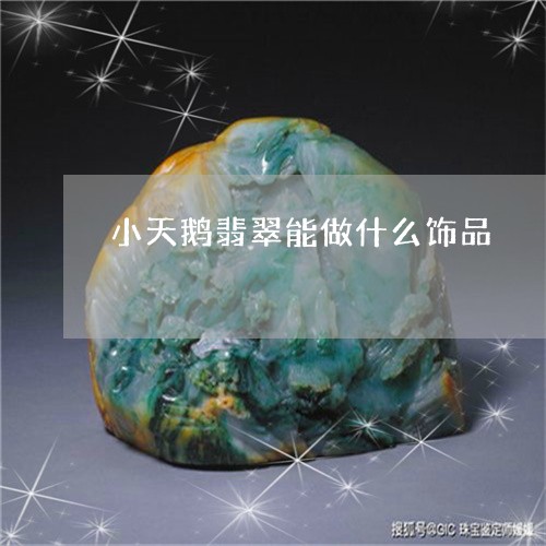 小天鹅翡翠能做什么饰品/2023081426383