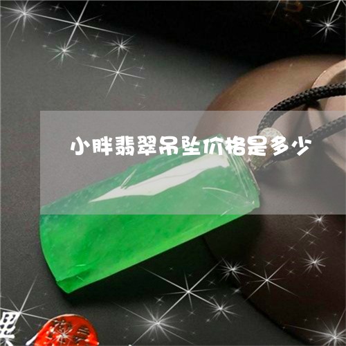 小胖翡翠吊坠价格是多少/2023091421583