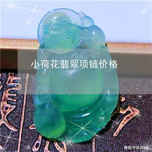 小荷花翡翠项链价格/2023121565058