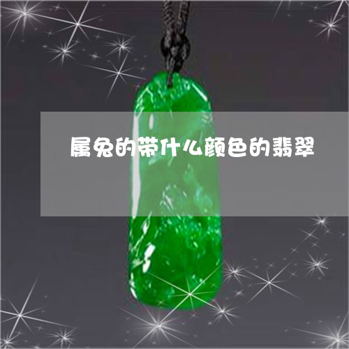 属兔的带什么颜色的翡翠/2023091413816