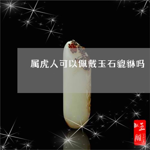 属虎人可以佩戴玉石貔貅吗/2023080188472