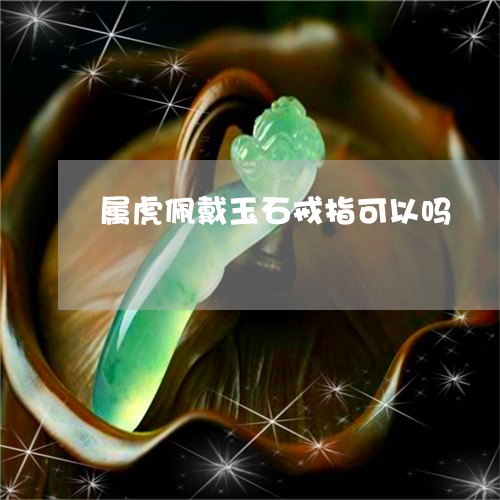 属虎佩戴玉石戒指可以吗/2023041547249