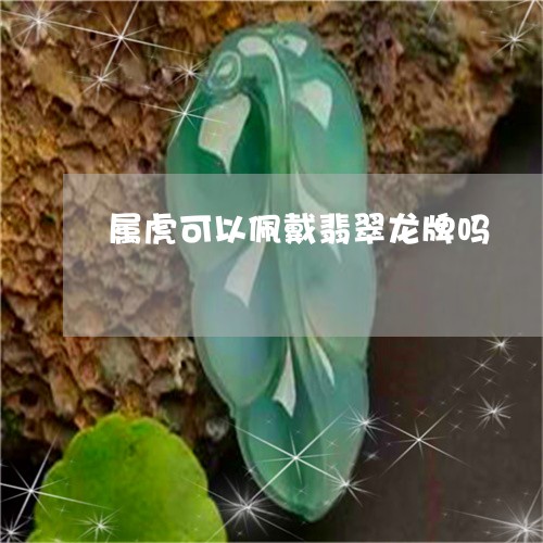 属虎可以佩戴翡翠龙牌吗/2023110796178