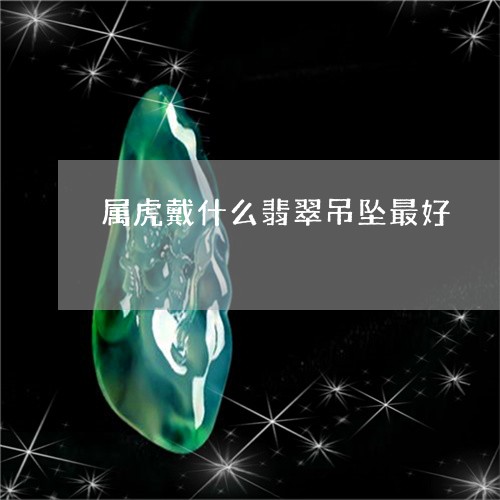 属虎戴什么翡翠吊坠最好/2023081379493