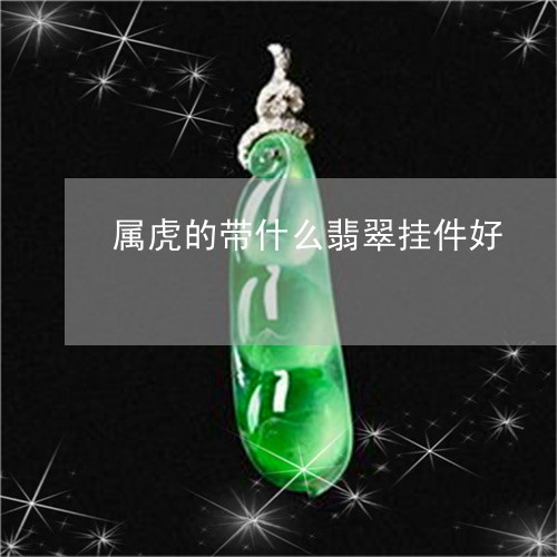 属虎的带什么翡翠挂件好/2023041560582