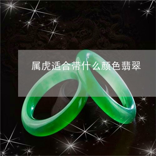 属虎适合带什么颜色翡翠/2023091472929