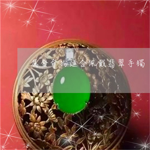 属金命狗适合佩戴翡翠手镯/2023080148260